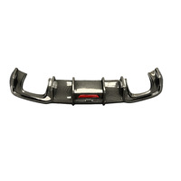 Difusor Trasero con Aspecto de Fibra de Carbono para Audi A3 S3 8V.5 Sline 2017 2018 2019 2020, Color Negro Brillante, para Sedán y Hatchback