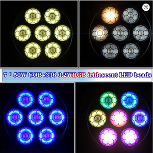 Độ sáng cao LED RETRO ánh sáng 7x50w COB blinder ánh sáng nhấp nháy Ngựa Đua hiệu ứng DMX512 Đèn sân khấu cho DJ Disco Câu lạc bộ đám cưới - Product Image 5