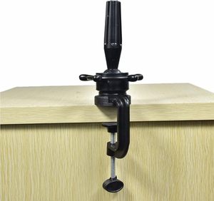 Alileader Nhỏ Giả Tóc Giả Chủ Chuyên Nghiệp Đào Tạo Đầu Bảng Đứng Tóc Giả Đầu Đứng Màu Đen Có Thể Điều Chỉnh Kẹp Cho Mannequin Đầu - Product Image 4