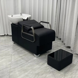 Chaise de lavage de cheveux Kelly, mobilier de salon, fauteuil de barbier, lit de shampooing inclinable - Product Image 3