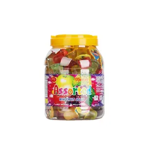 甘いキャンディー菓子ミニジェラチンミニカップゼリーライチゼリーカップ