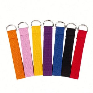 Promotional Korean Style Durable Zinc Alloy Cotton Key Chain Lanyards Keychain Wristlet Woven Wrist Lanyard for Keys <b>Gift</b> - Product Image 1