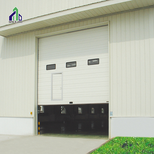 Factory Direct 40mm Thick Windproof Workshop Sliding <strong>Door</strong> Electric Lifting Rolling <strong>Back</strong> Industrial Overhead Sectional <strong>Door</strong> - Product Image 3