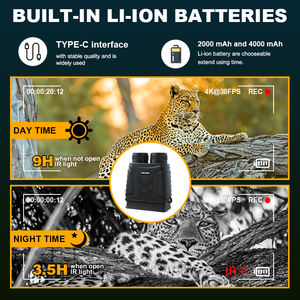 4K 1080P 비디오 긴 Destance 뷰어 8 줌 야간 투시경 Nocturna 디지털 카메라 사냥 쌍안경 - Product Image 2