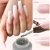 HONEY GIRL Gel de Construction Professionnel OEM 30ml – Gel Dur Constructeur Soak Off pour Ongles LED UV – Gel de Construction Effet Gelée pour Extension d'Ongles