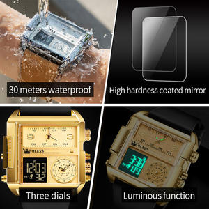 1101 Casual Electronic Wrist Watch for Student Chronograph <b>Alarm</b> Sport Digital Watches Wholesale New Square Watches - Product Image 5