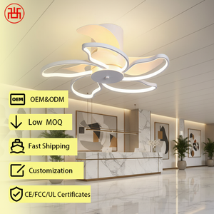 High Quality 6-Speed Timed <b>LED</b> BLDC Motor Quiet <b>Ceiling</b> <b>Fan</b> <b>Light</b> Adjustable Brightness Energy-Saving Metal Body Household - Product Image 1