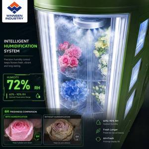 Máquina Expendedora <span class=keywords><strong>de</strong></span> Flores Frescas Winnsen en Oferta con Refrigerador, Pantalla Táctil, Lector <span class=keywords><strong>de</strong></span> Tarjetas y Monedero Electrónico para Aeropuertos y Metro - Product Image 3