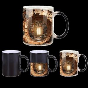 11Oz Sublimation Changing Ceramic Mug Hand Grip Matte Finish Custom Colors Logo for Full Color Heat Transfer Printing - Product Image 2