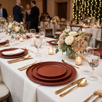 Nouvel ensemble d'assiettes à dîner en céramique et porcelaine de 6 à 12 pouces, violet, design moderne haut de gamme, passe au lave-vaisselle, pour la restauration, les hôtels et les restaurants