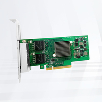 Tarjeta de Red Intel I350AM4 con Tecnología de Aceleración Antiinterferencias, Cada Puerto Independiente, Compatible con MAC y Sistema ROS, Arranque desde la Tarjeta de Red