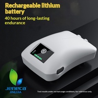 Pompe à air pour aquarium rechargeable par USB, batterie au lithium, silencieuse, portable, aérateur d'oxygène pour aquarium, appât de pêche
