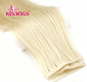 Extensiones de Cabello con Trama de Seda, Cabello Humano Remy Virgen con Cutícula, 12-40 Pulgadas, 100g, Base de Seda Ultrafina, Sin Silicona, Color Balayage - Product Image 5