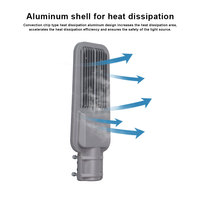 Réflecteur KCD, lampadaire LED, haut lumen, intelligent, extérieur, 30w 50w 100w 120w 200w 300w, lampadaire électrique