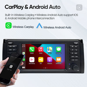 CarPlay แอนดรอยด์อัตโนมัติ GPS นำทางรถยนต์วิทยุ X5 E39 BMW E53หน้าจอแยกในตัว MP3ช่วยกลับด้าน USB 1ปี - Product Image 3