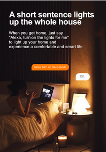 Golden Security Skin Friendly Smart Zigbee 1 2 3 4 8 Way Interruptor de pared Control de Voz bidireccional Funciona con la aplicación Alexa Google Home Tuya - Product Image 3