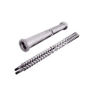 Vis jumelle et baril (vis jumelles parallèles et baril pour extrudeuse de granulation de plastique recyclé <span class=keywords><strong>WEBER</strong></span> KABRA WINDSOR - Product Image 1