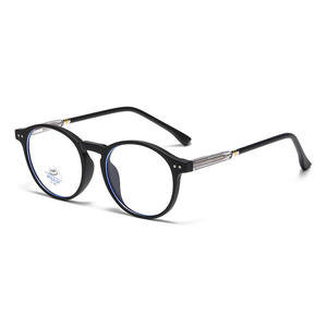 Yc8390 A2 Montures de lunettes ovales pour femmes en TR90, protection anti-lumière bleue, monture complète, verres plats, origine Taizhou - Product Image 4