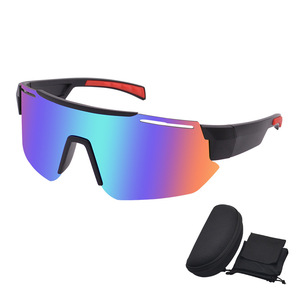 Gafas de ciclismo Anlorr 9031 con montura completa, lentes esféricas de policarbonato, protección UV400 para ciclismo al aire libre. - Product Image 2