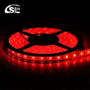 SMD5050 striscia LED rossa 12V IP65 impermeabile 60LED/m per la decorazione di luci pubblicitarie