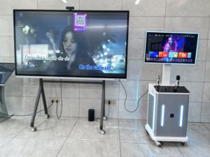 ワイヤレスマイク カラオケセット パーティースピーカー サウンド機器 家庭用カラオケボックス ウーファー付き - Product Image 4