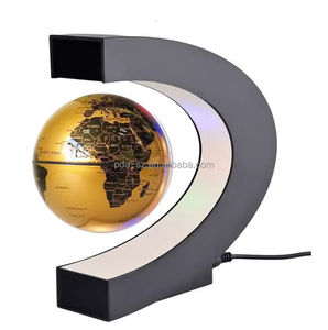 Globo levitante magnético en forma de C LED mapa del mundo en forma de C 3 pulgadas para promoción de regalos - Product Image 2