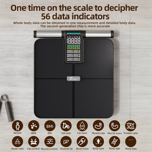 독특한 뜨거운 판매 220kg 디지털 체중계 배터리 구동 WIFI 계량 저울 무료 APP 휴대용 디지털 개인 저울 클리어 - Product Image 5