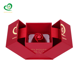 Populaire Fancy Papier Rozen Verzending Sieraden Geschenkverpakking Lifting Dozen Op Maat Bedrukt Papier Dozen Voor Geschenken - Product Image 1