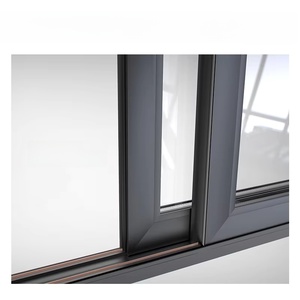 Puerta Corredera con Aislamiento Térmico y Marco de Aluminio Aeroespacial de 1.8mm, Puerta Corredera con Doble Acristalamiento de 5mm para Proyectos de Villas con Ahorro Energético - Product Image 3