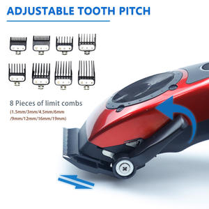 Salon Baber professionnel 9000 tr/min moteur rotatif tondeuses à <span class=keywords><strong>cheveux</strong></span> sans fil DLC lame <span class=keywords><strong>coiffeur</strong></span> électrique tondeuses à <span class=keywords><strong>cheveux</strong></span> - Product Image 3