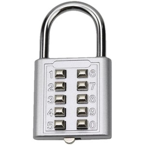 OPP Digital Keypad Lock Zinc Alloy 40mm Home <b>Padlock</b> For Cabinets Drawers Doors Travel Bags - Product Image 1