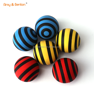 Không gian Đảng ủng hộ cao su nảy <span class=keywords><strong>Balls</strong></span> 32mm mini Zebra Crossing nảy Bóng đồ chơi để bán - Product Image 2