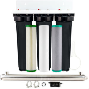 ऑस्ट्रलिया बेस्ट-771 3 stagers 4.5*20 इंच बड़ा नीला कारतूस पानी फिल्टर आवास दीवार माउंट या समर्थन के साथ - Product Image 4