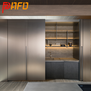 Miễn phí thiết kế tùy chỉnh thạch anh Countertop phong cách hiện đại Gỗ Veneer thông minh tủ bếp - Product Image 2