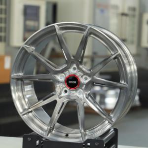 Jantes forgées concaves profondes HTOR 19 20 21 pouces 5x120 5x112, gris transparent brossé pour Corvette C8 Z4 M40i RC F CT5-V Blackwing - Product Image 2