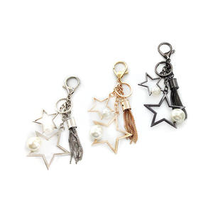 Deepeel-accesorios decorativos para bolso KY823, hebilla de estrella y Perla, borla, cierre de llavero, hebilla decorativa para bolso de mujer - Product Image 5