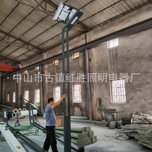 ไฟถนนโซลาร์เซลล์ LED 60V โมโนไซร์ิคอน พร้อมรีโมทคอนโทรล สำหรับไฟส่องสว่างภายนอกอาคาร สวนสาธารณะ สวนหย่อม และลานบ้าน - Product Image 2