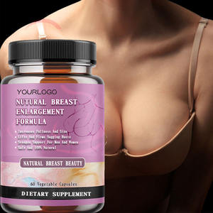 निजी लेबल स्तन वृद्धि हर्बल पूरक कैप्सूल वयस्क महिलाओं प्राकृतिक स्तन पूरक 60 कैप्सूल/बोतल - Product Image 2