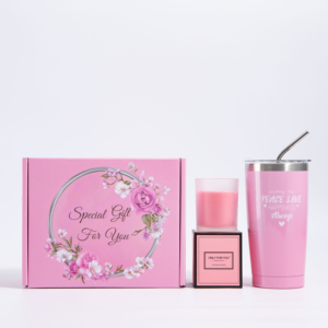 Ensemble de salle de bain pour femmes avec boîte-<span class=keywords><strong>cadeau</strong></span> au parfum de rose et Self Care Essentials Idéal - Product Image 5