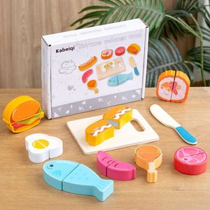 Exquisitos Juguetes de Madera con Velcro para Cortar Alimentos Realistas, Bloques de Frutas y Verduras para Niños Pequeños, Niños y Niñas, Aprendizaje Temprano - Product Image 1