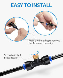 MAXIWORLD Raccords pour système <span class=keywords><strong>de</strong></span> brumisation extérieur 100FT pour <span class=keywords><strong>jardin</strong></span>, serre, gazebo et parc aquatique - Product Image 4