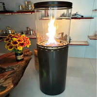 Chauffage de terrasse Offre Spéciale au gaz Prix inférieur professionnel Chauffage de forme ronde Chauffage de patio à granulés Restaurant Chauffage au gaz