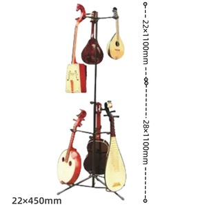 Soporte de micrófono de música folclórica china, pantalla <span class=keywords><strong>Vertical</strong></span> duradera de hierro para guitarra Pipa Zhongruan, <span class=keywords><strong>mandolina</strong></span>, cabeza de caballo, laúd - Product Image 3