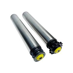 Rouleau de gravité en acier galvanisé par gravité Rouleau de gravité à ressort en forme de cône Double pignon en acier au carbone Rouleau conique en acier inoxydable - Product Image 2