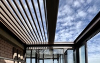 Tente de jardin en aluminium robuste, tente de pergola pour différents événements