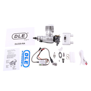 Moteur à essence DLE 20CC DLE20RA DLE 20RA d'origine, neuf, pour modèle RC, deux temps, monocylindre, échappement arrière, refroidissement naturel. - Product Image 1