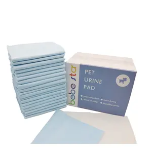 Potty Training tappetini assorbenti impermeabili Oem a prova di perdite Dispos Dog Pee Pet smaltimento assorbimento d'acqua urina interna per cani 60x90