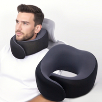 Oreiller ergonomique en U pour le cou, nouveau soutien latéral profilé en mousse à mémoire de forme, léger et portable pour les voyages, le bureau et le sommeil