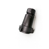 Prise de câble avec crochet 7P/12V ISO 1724, contact à vis, broche en laiton ou nickelé, étanche 502713V pour remorque européenne