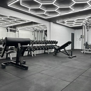 Panneaux lumineux hexagonaux muraux pour vitrines et vitrines de produits - Product Image 1